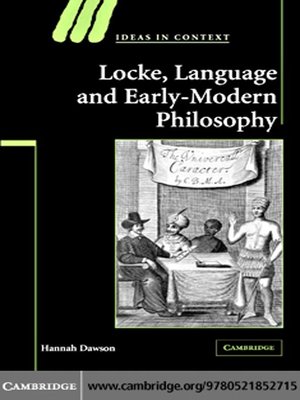 cover image of Locke, Language and Early-Modern Philosophy